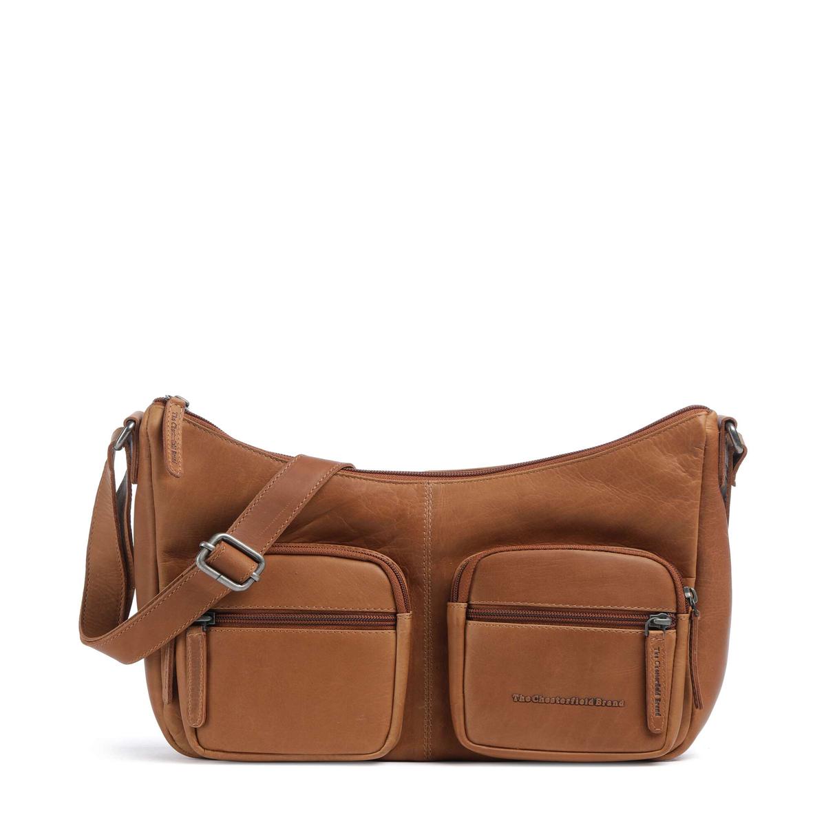 The Chesterfield Brand Wax Pull Up Cow Valenora Shoulder bag cognac