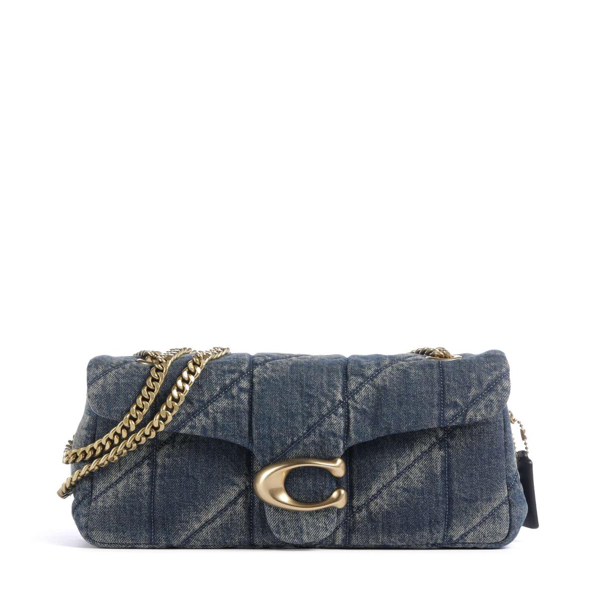Coach Tabby Soft Quilted Loved Denim 26 Shoulder bag dark indigo