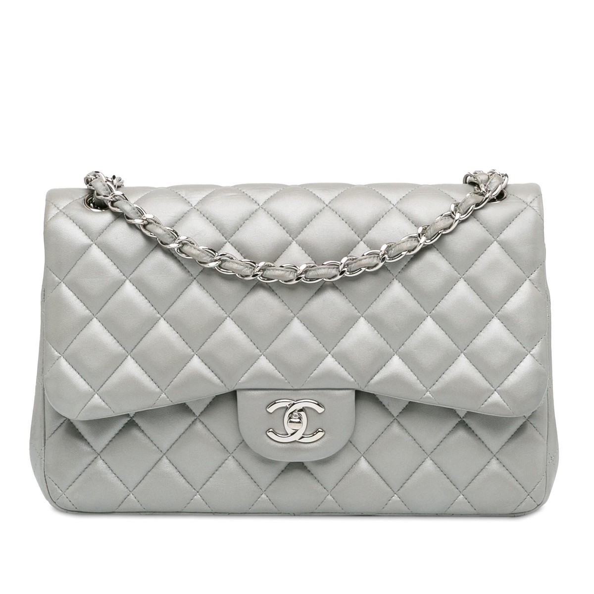 Chanel Jumbo Classic Lambskin Double Flap (SHG-FFE2dS) Shoulder Bag