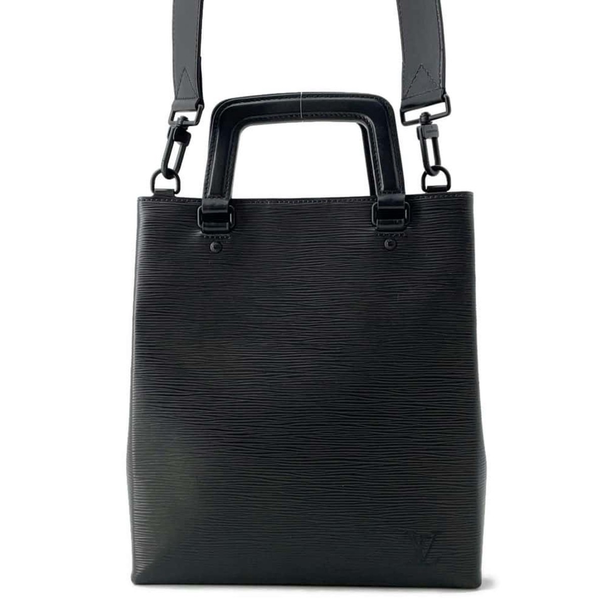 Louis Vuitton Noir Epi Leather Handbag Shoulder Bag