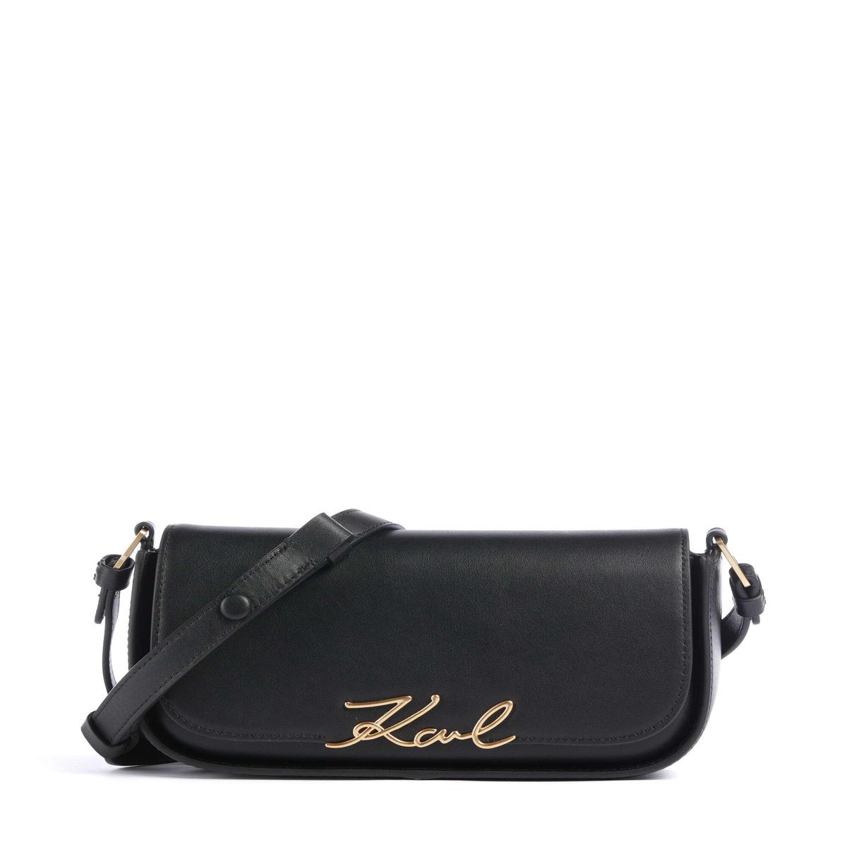 Karl Lagerfeld K/Signature Shoulder bag black/vibration gold