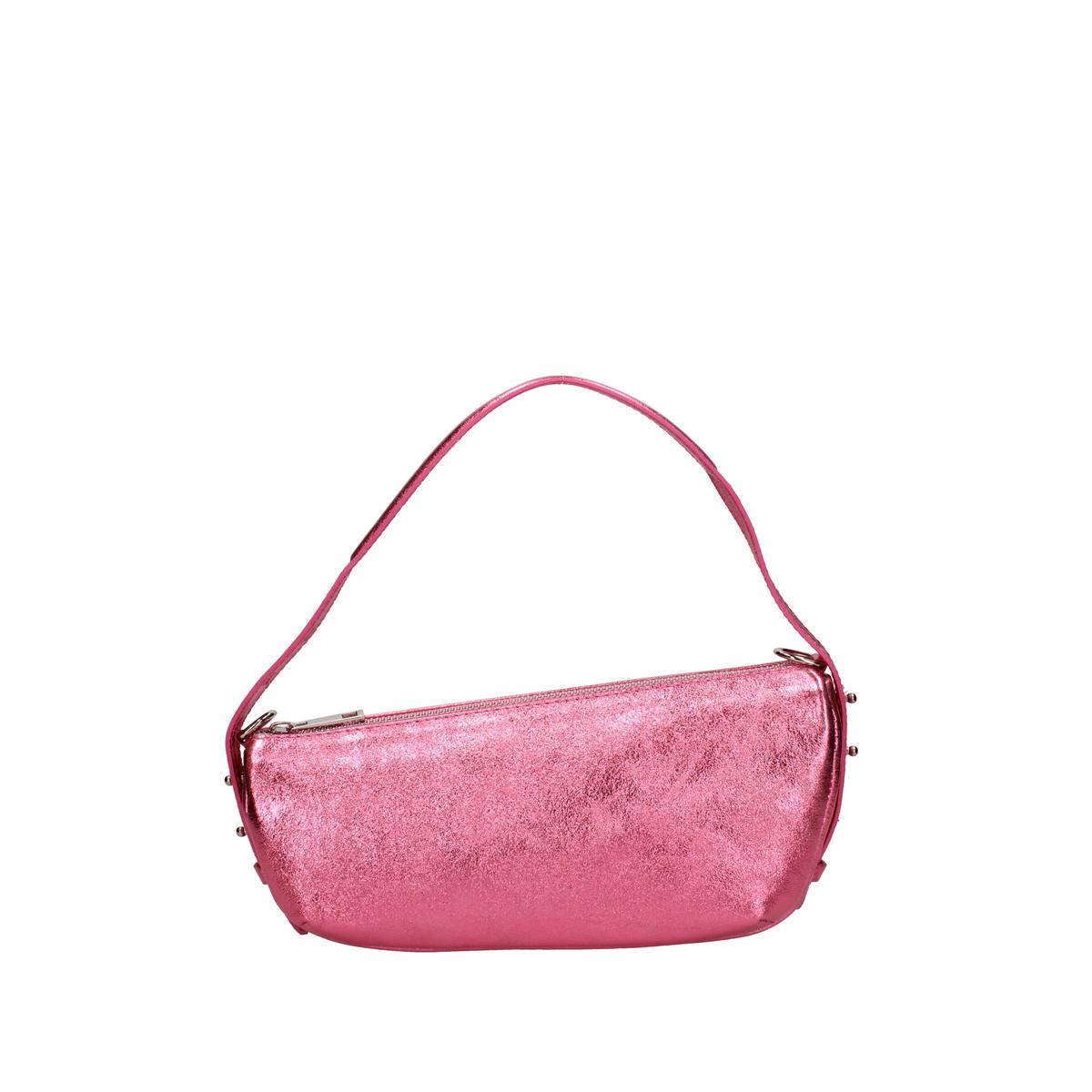 Women's shoulder bag Genuine leather and metal 07228-L025 LIGHT FUCHSIA