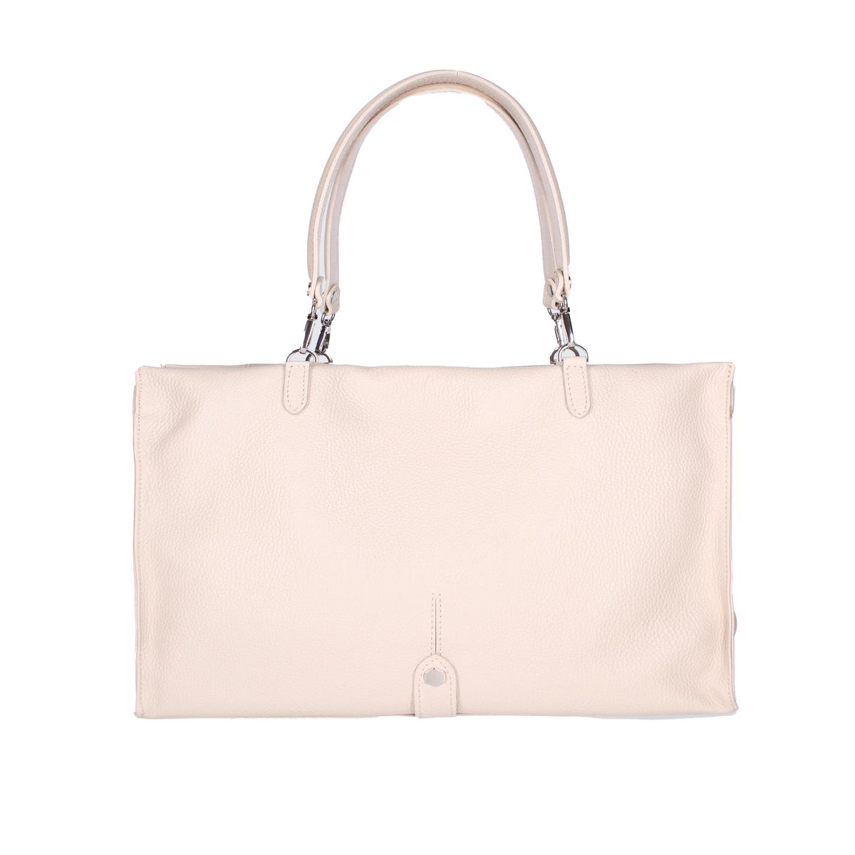 100% genuine leather women's handbag 07138-D37 LATTE