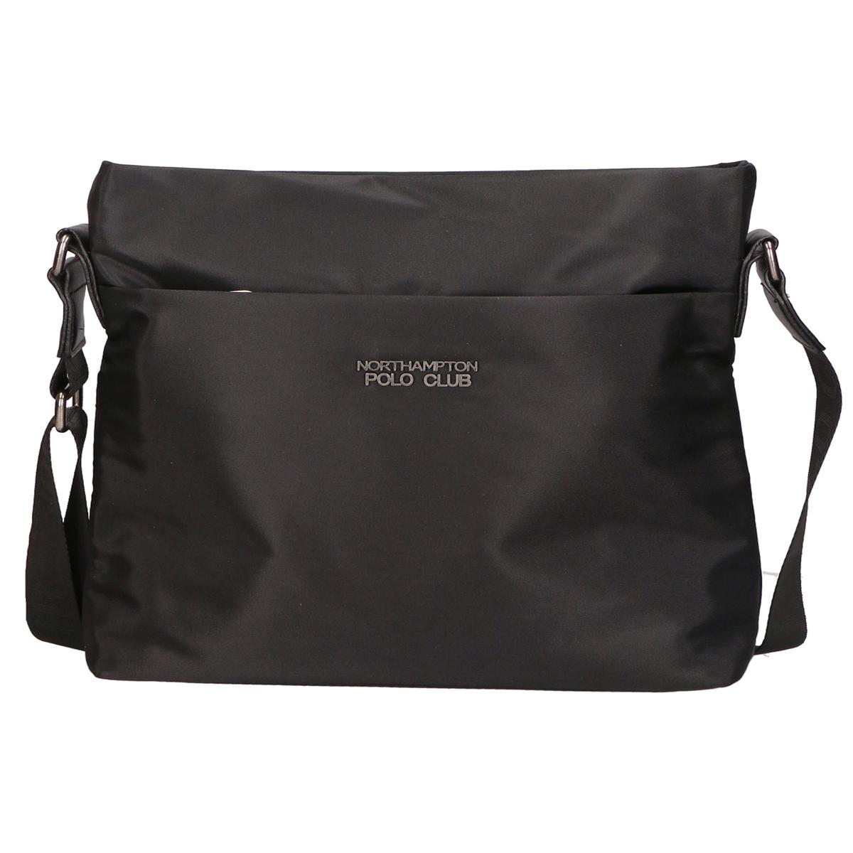 Men's 100% PU Leather Shoulder Bag PCL3159-BLACK