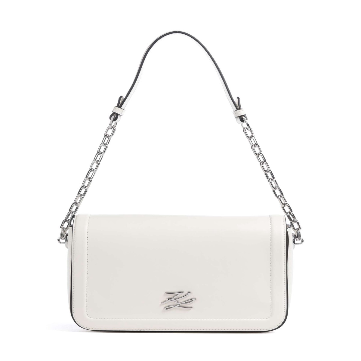 Karl Lagerfeld K/Autograph Medium Shoulder bag off white