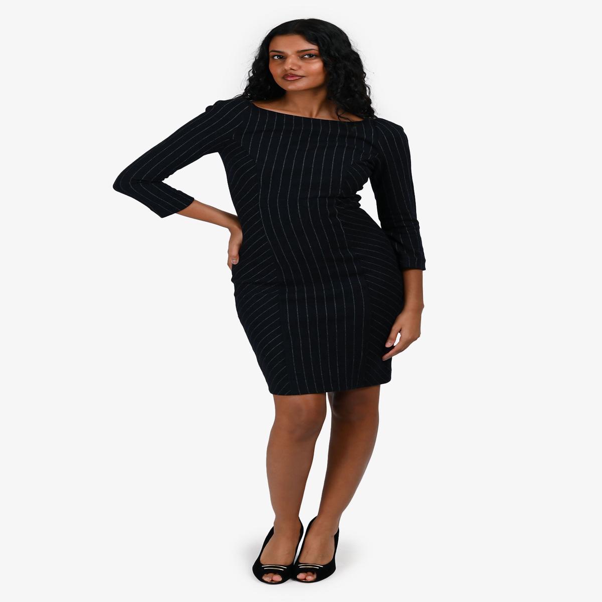 Diane Von Furstenberg Navy Wool Dress Size 2