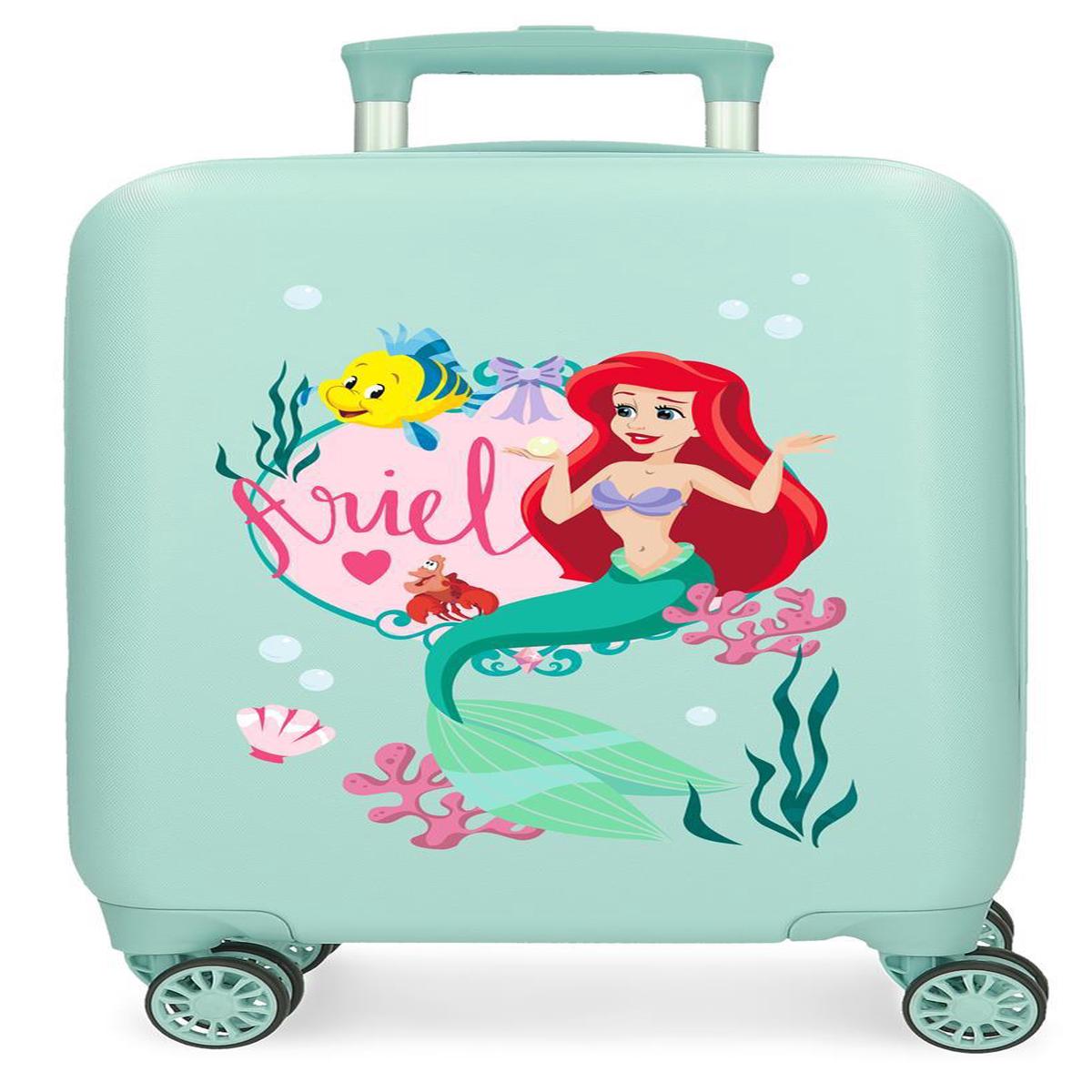 4481324 TROLLEY ABS 50CM. 4R. PRINCESS CELEBRATION ARIEL