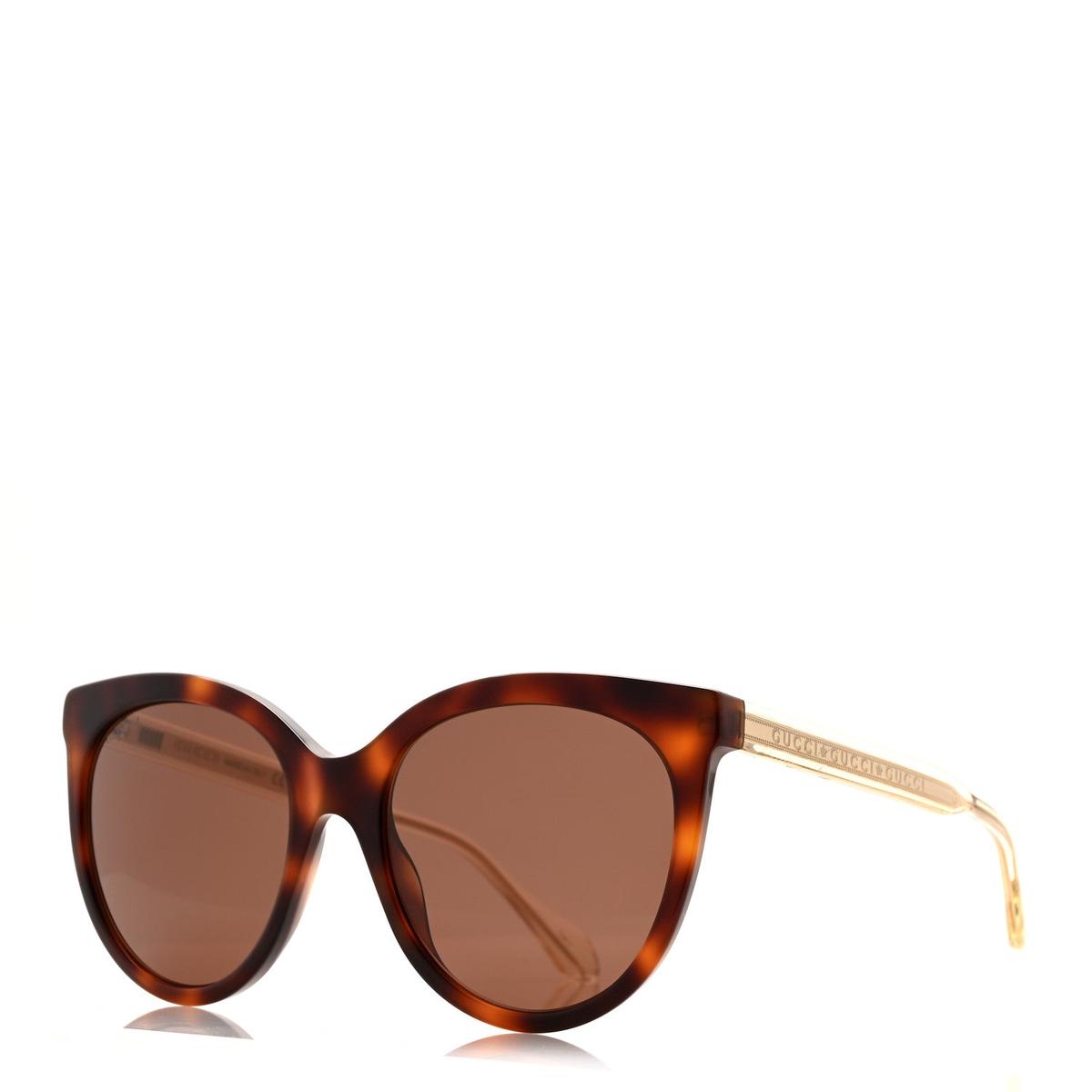 Colorblock Acetate Cat Eye GG0565S Sunglasses Havana
