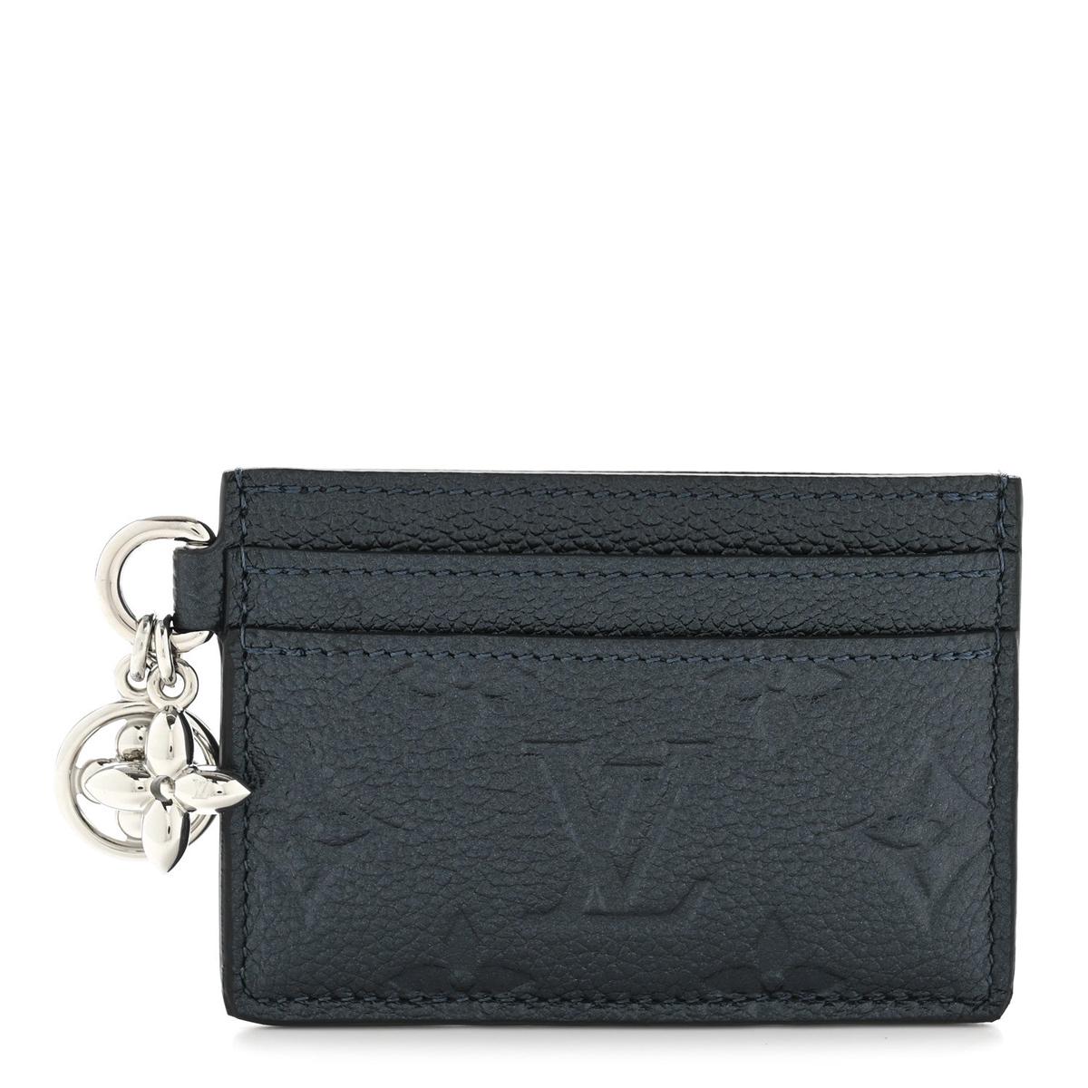 Empreinte Monogram LV Charms Card Holder Shimmery Ink