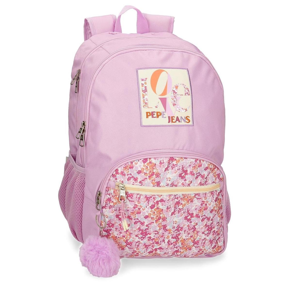 MOCHILA PEPE JEANS SANDRA DOS COMPARTIMENTOS 45 CM