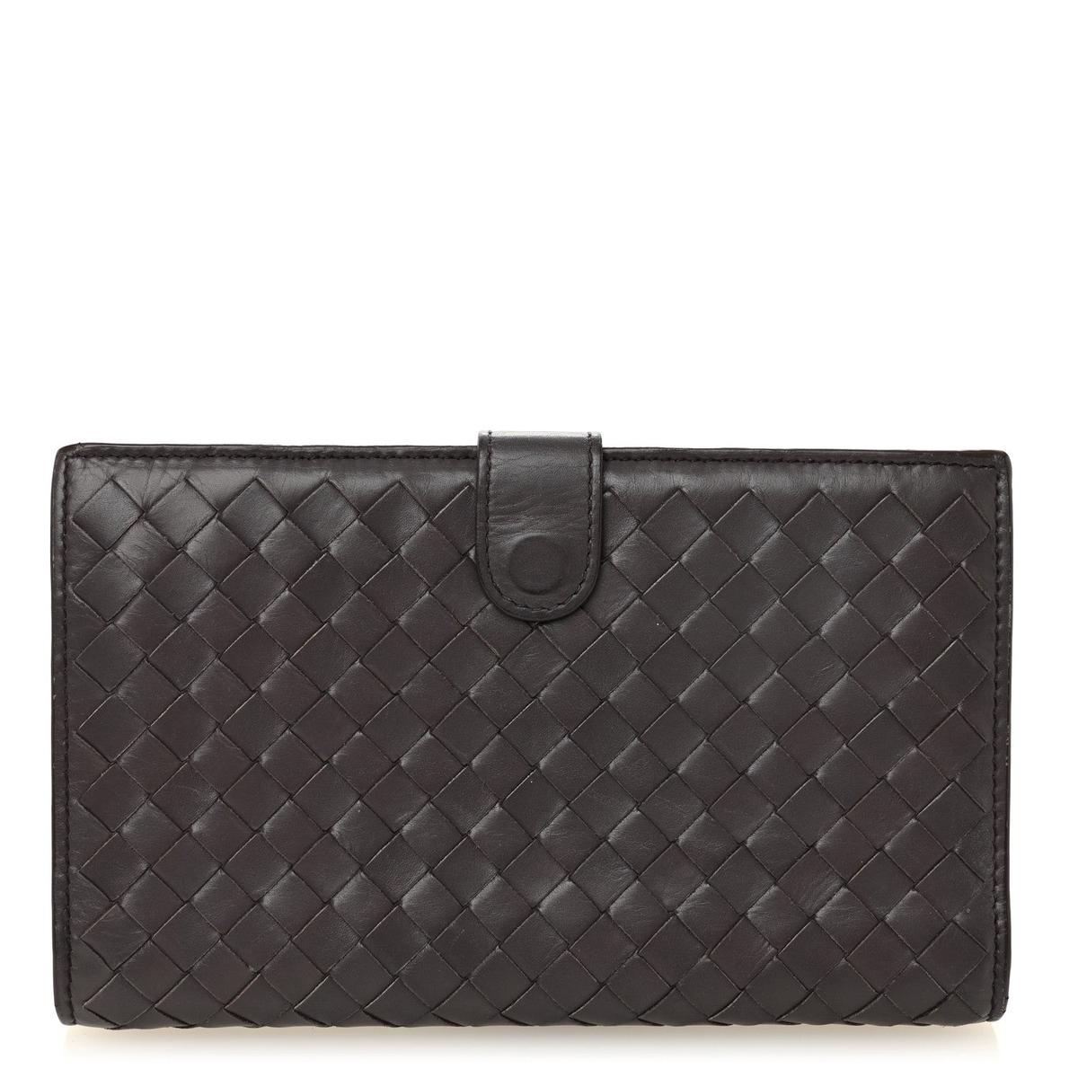 Nappa Intrecciato Continental Flap Wallet Quetsche