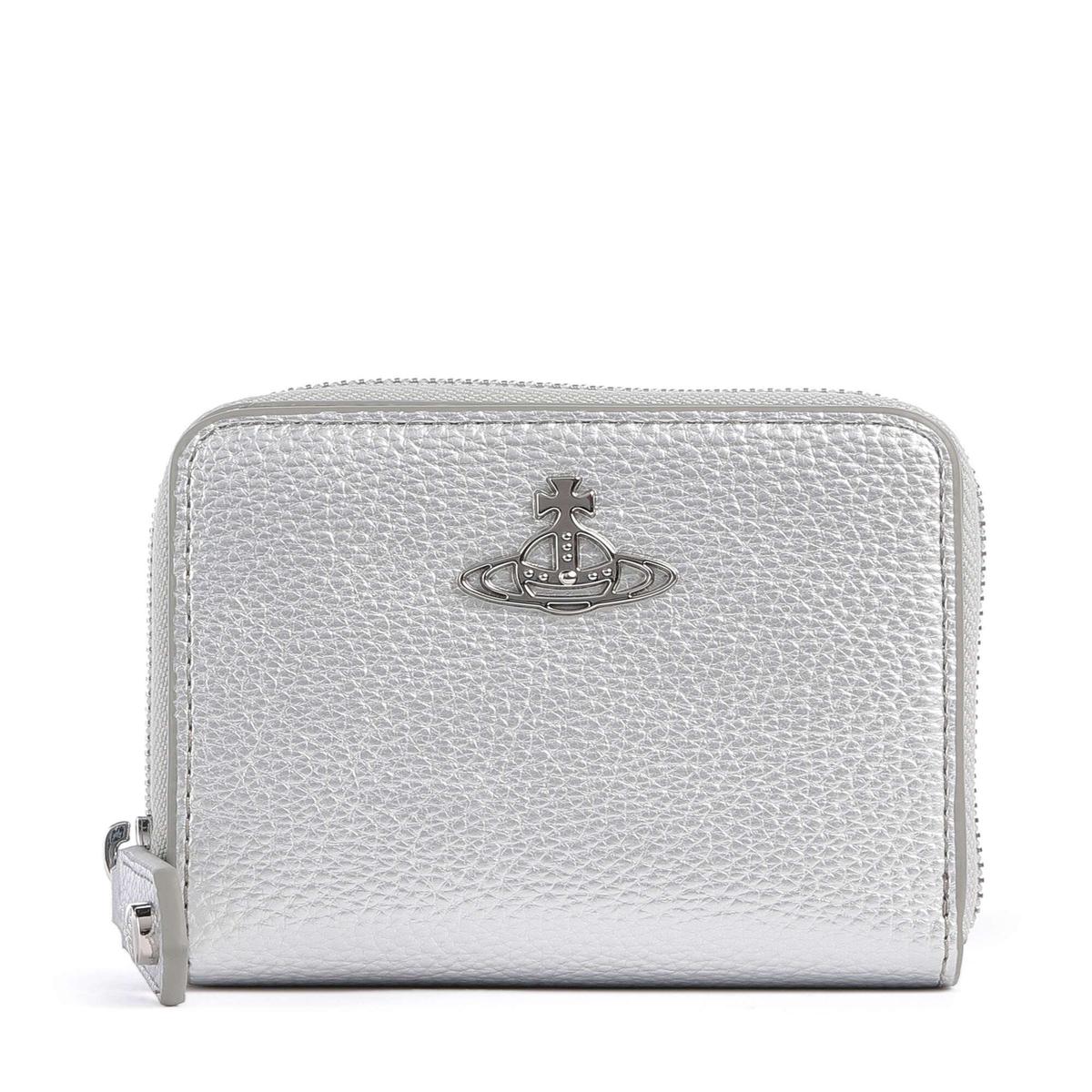 Vivienne Westwood Grain Medium Wallet silver