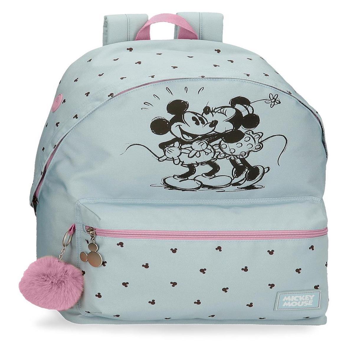 37923D1 MOCHILA ADAP. 44CM. MICKEY Y MINNIE KISSES