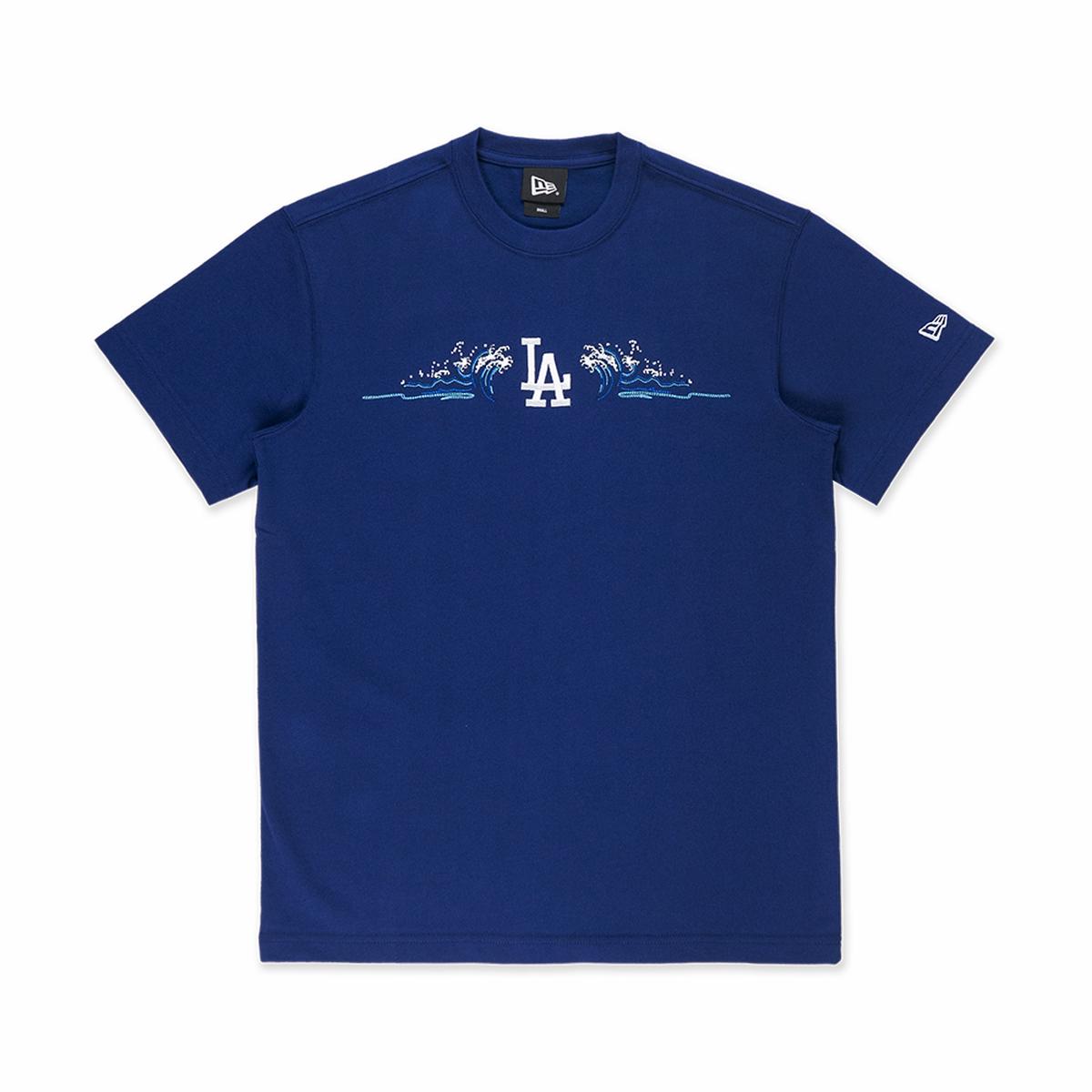59FIFTY PACK - TONAL WAVE LOS ANGELES DODGERS DARK ROYAL SHORT SLEEVE T-SHIRT