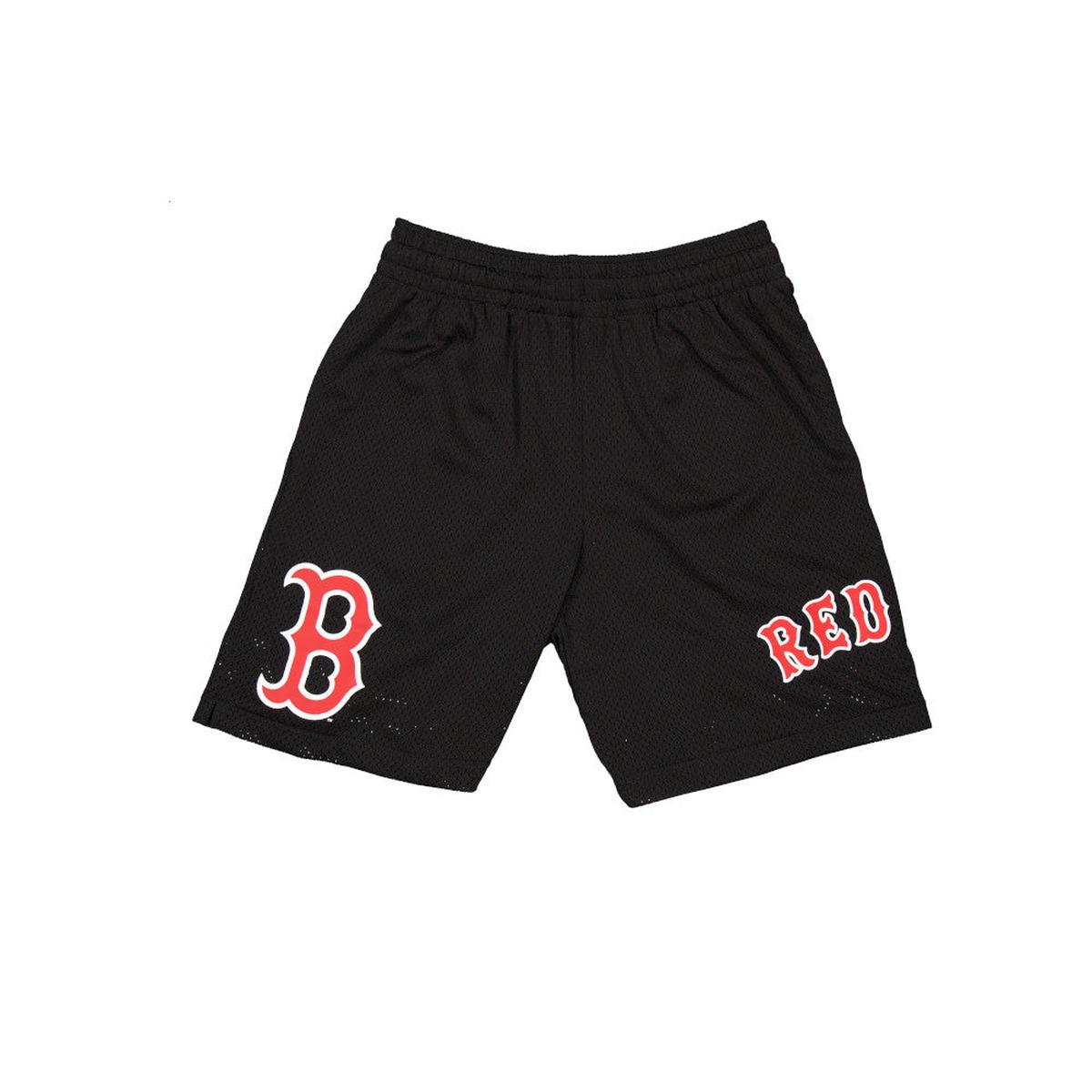 BOSTON RED SOX CORE BLACK MESH SHORTS