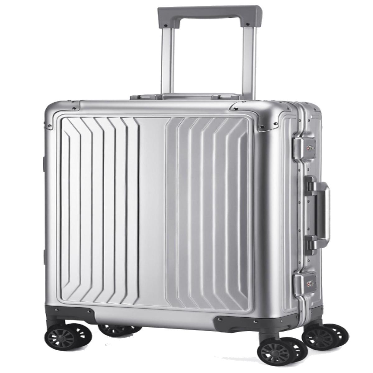 GREENWICH MALETA DE CABINA 100% ALUMINIO TURIN SILVER