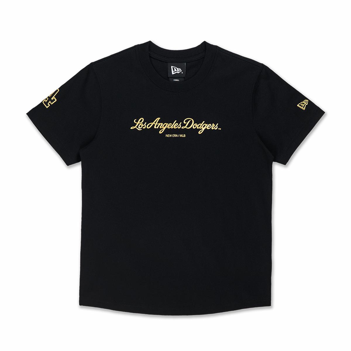 LOS ANGELES DODGERS YEAR OF THE SNAKE BLACK WOMEN SHORT SLEEVE T-SHIRT