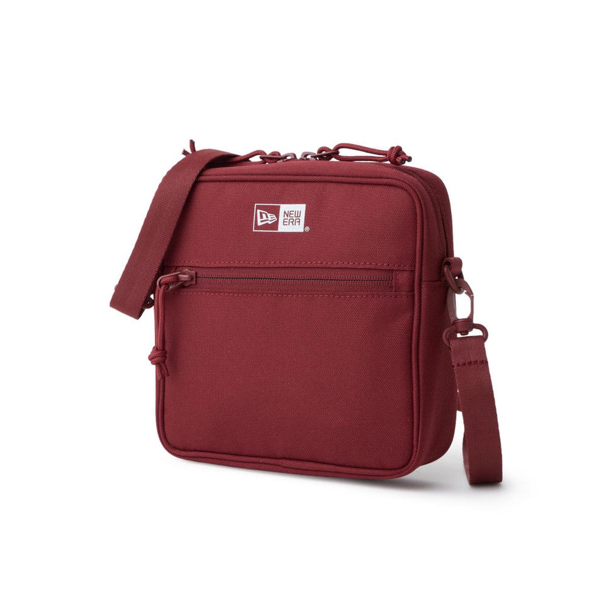 NEW ERA SQUARE BURGUNDY POUCH BAG