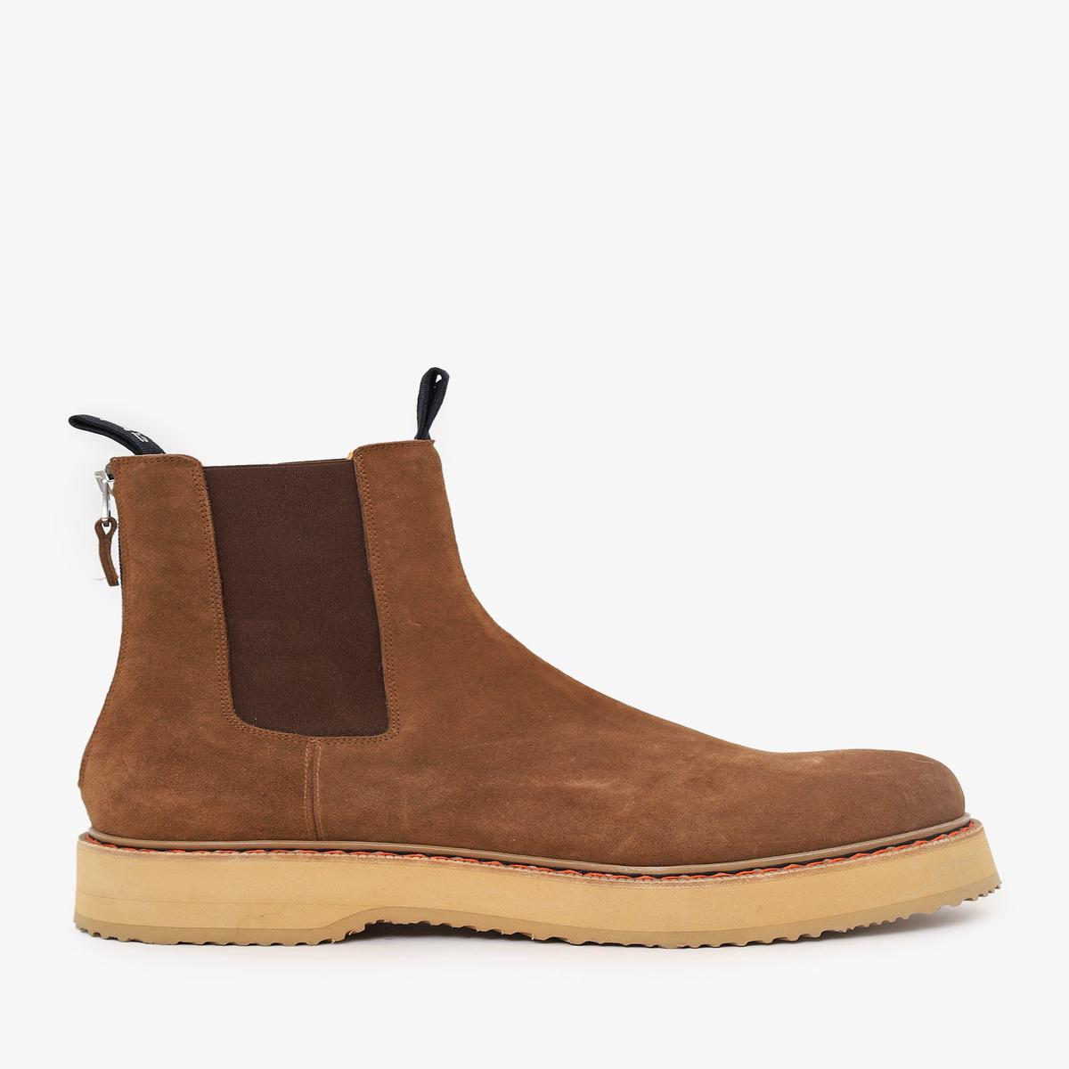 R13 Brown Suede Chunky Chelsea Boots Size 41