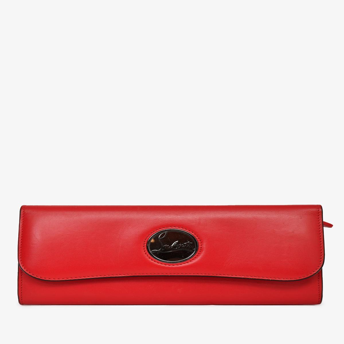Christian Louboutin Red Leather Long Wallet