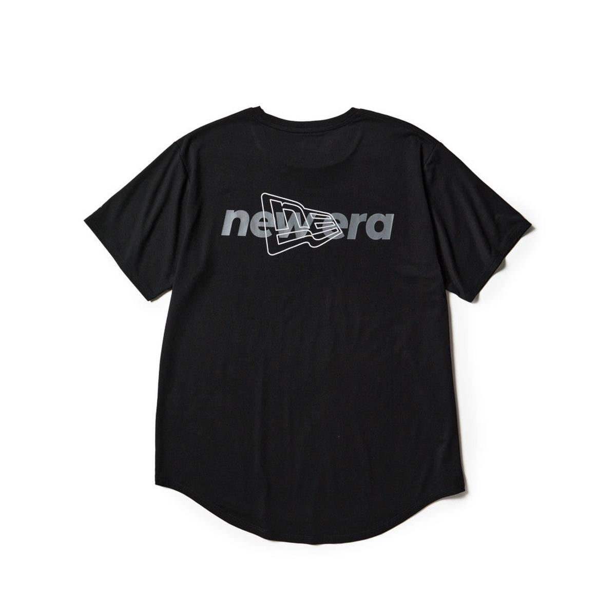 NEW ERA LOGO BLACK WOMEN PERFORMANCE SHORT SLEEVE T-SHIRT