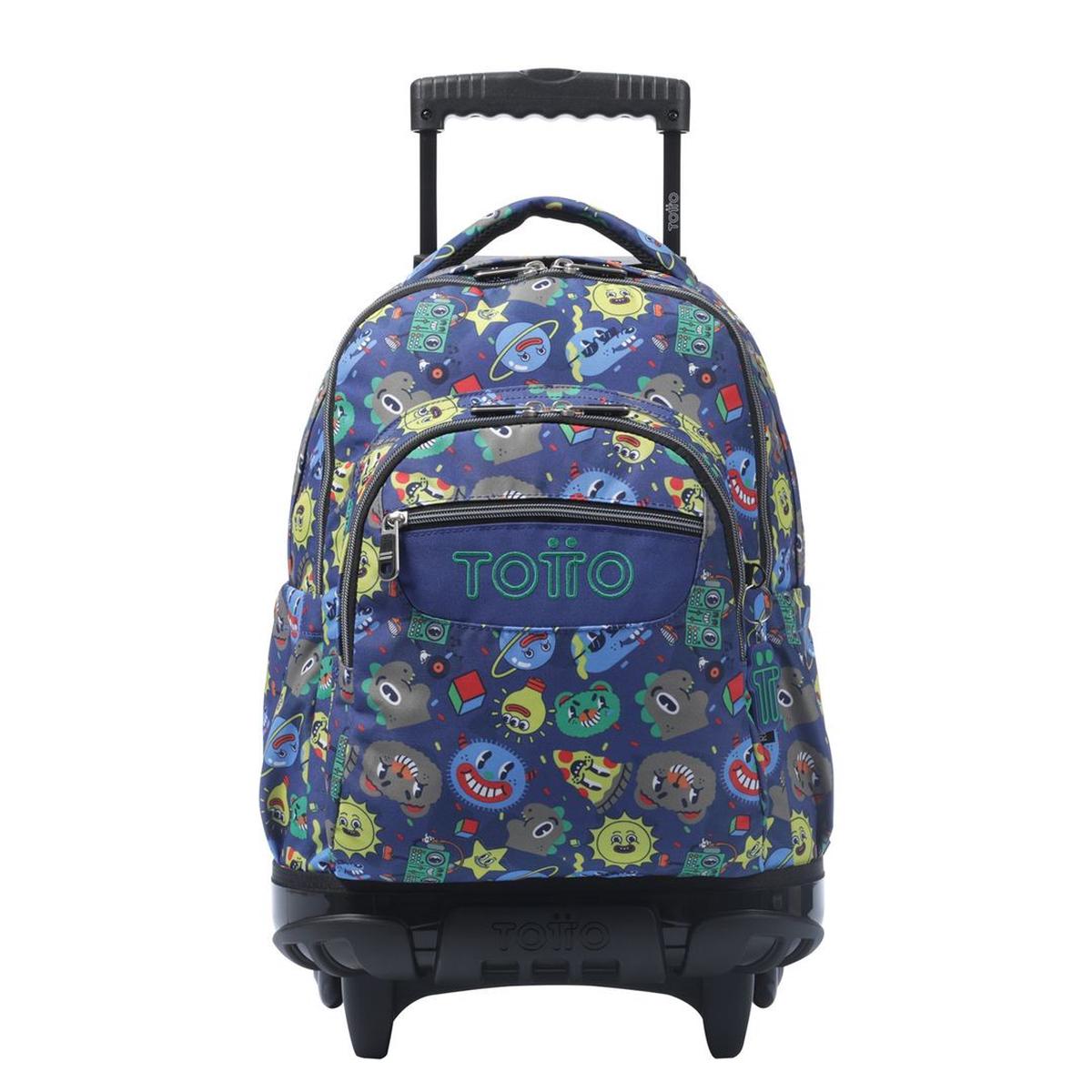 TOTTO Mochila escolar con ruedas Renglones - 8JZ Tello