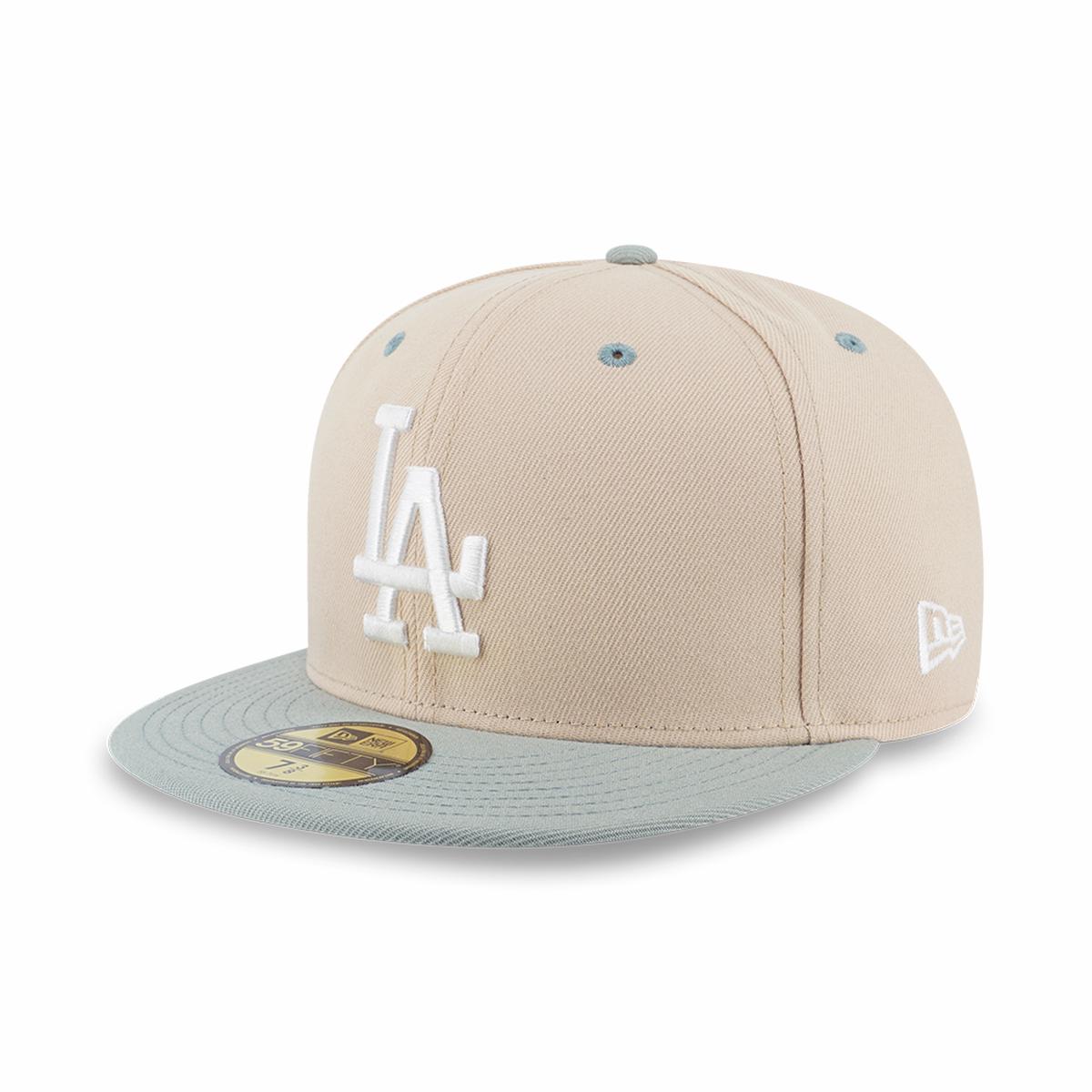 59FIFTY PACK - SEAGLASS LOS ANGELES DODGERS COOPERSTOWN MINT GREEN VISOR OAT MILK 59FIFTY CAP