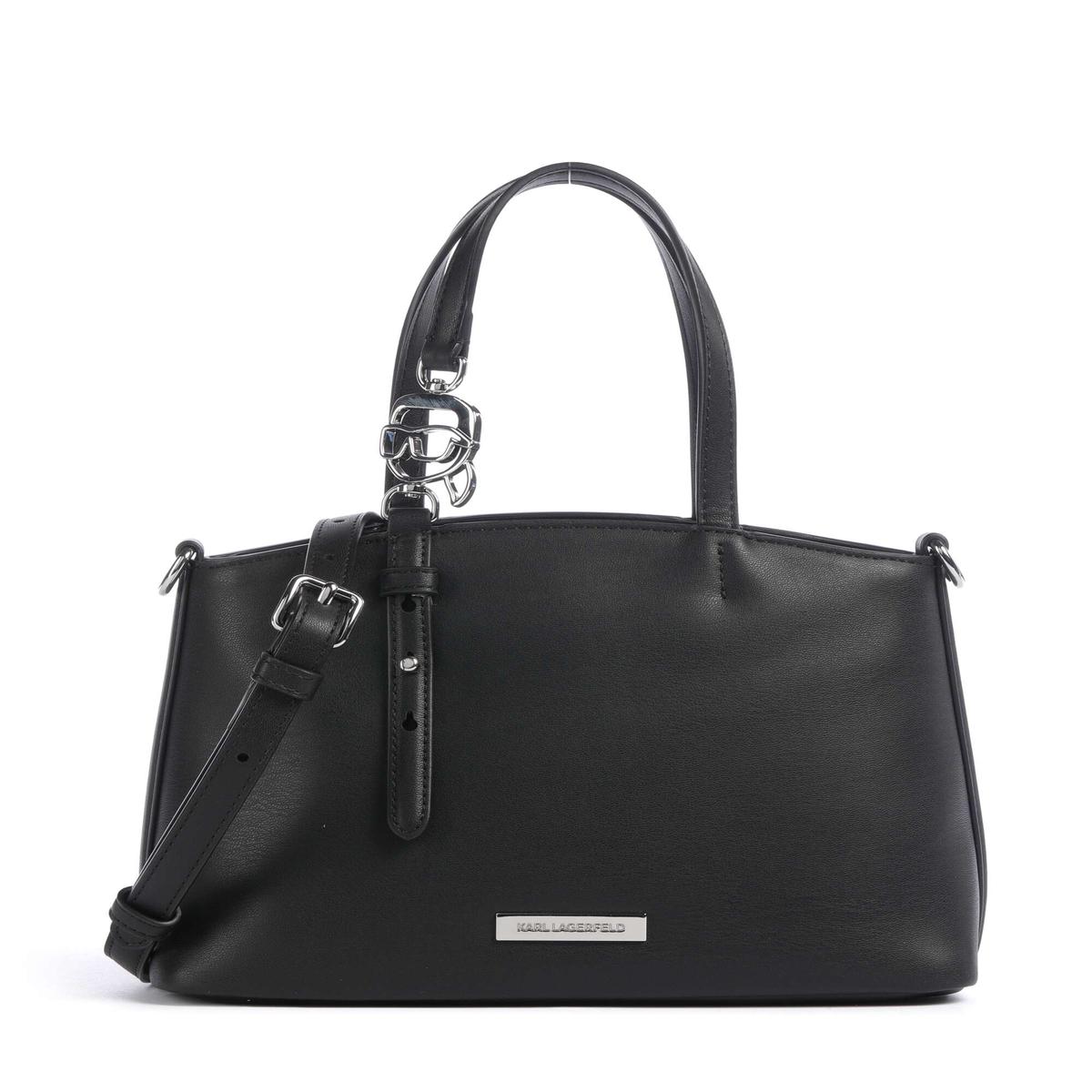 Karl Lagerfeld Ikon Smooth Handbag black
