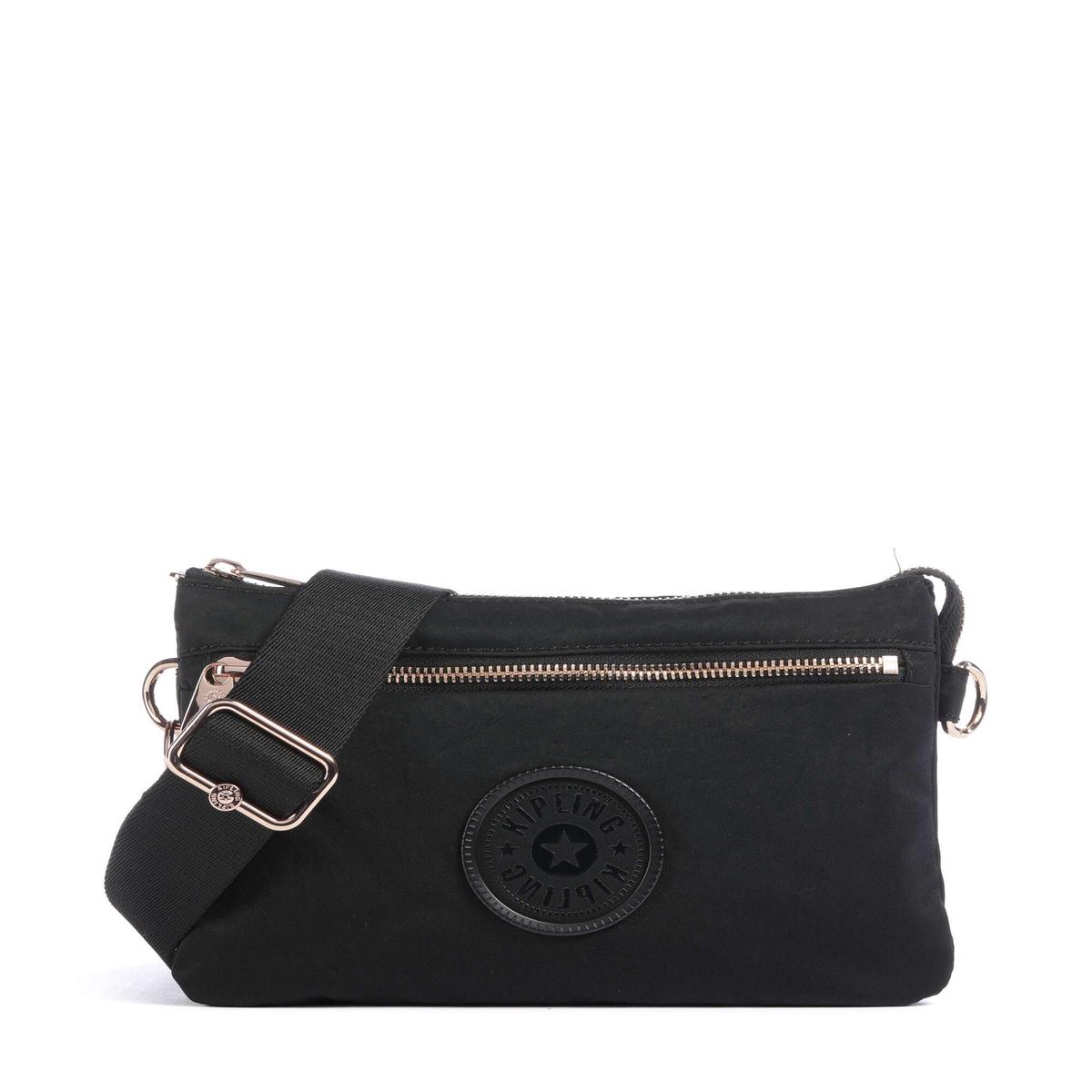 Kipling Charm Riri Zip Crossbody bag black rose spice