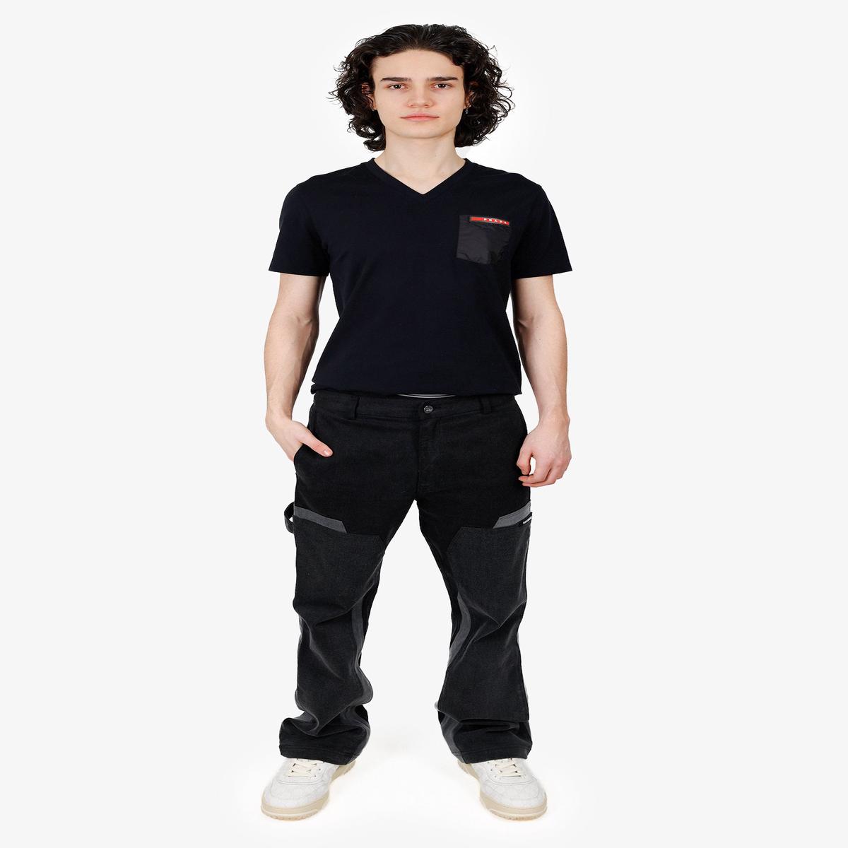 Nahmias Black Denim Carpenter Pants Size 32 Mens