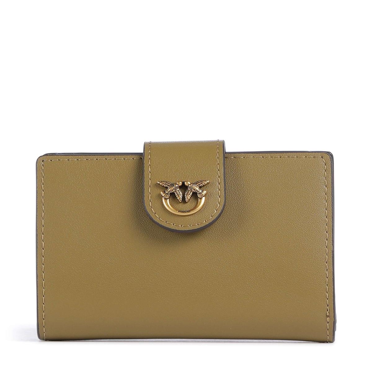 Pinko Wallet verde canguro/antique gold
