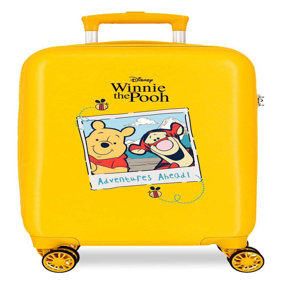 4741322 TROLLEY ABS 50CM. 4R. WINNIE ADVENTURES AHEAD OCRE