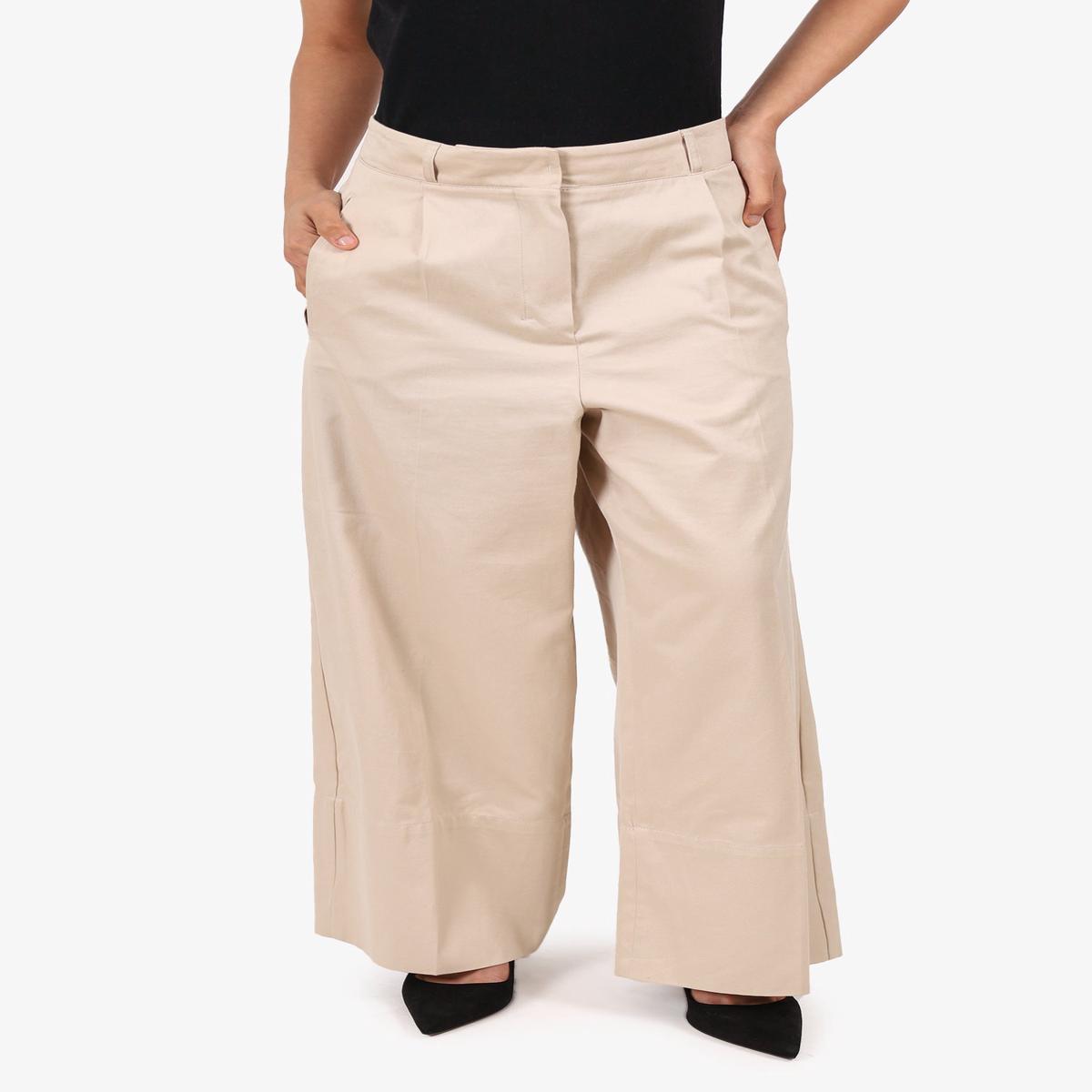 S' Max Mara Beige Wide Leg Pants Size 14