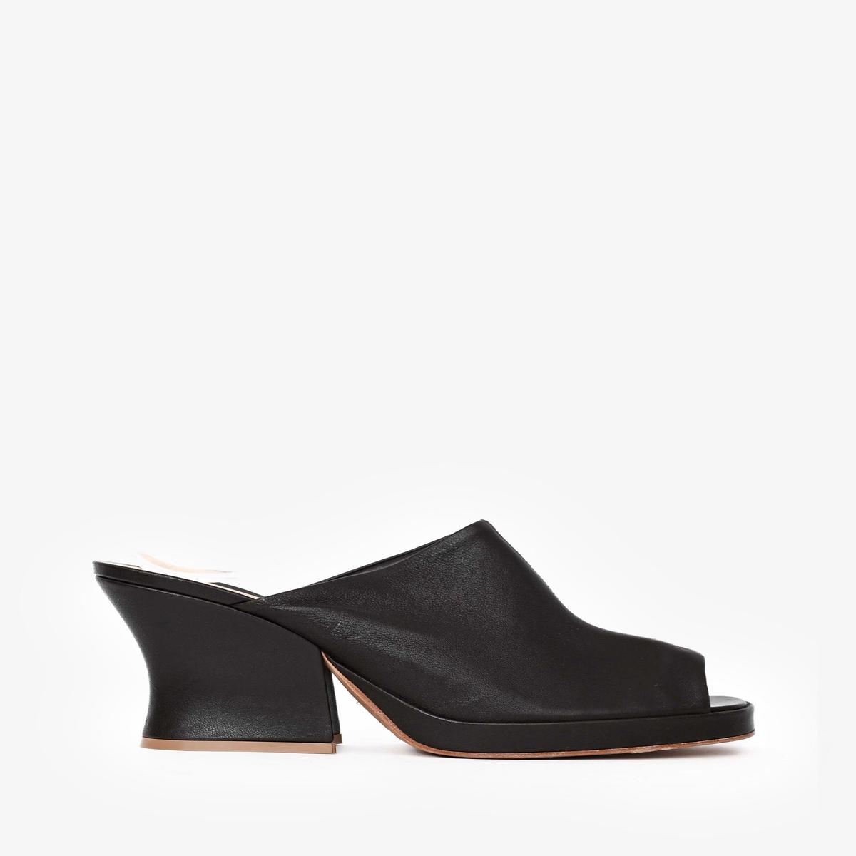 Bottega Veneta Brown Leather Mules Size 38