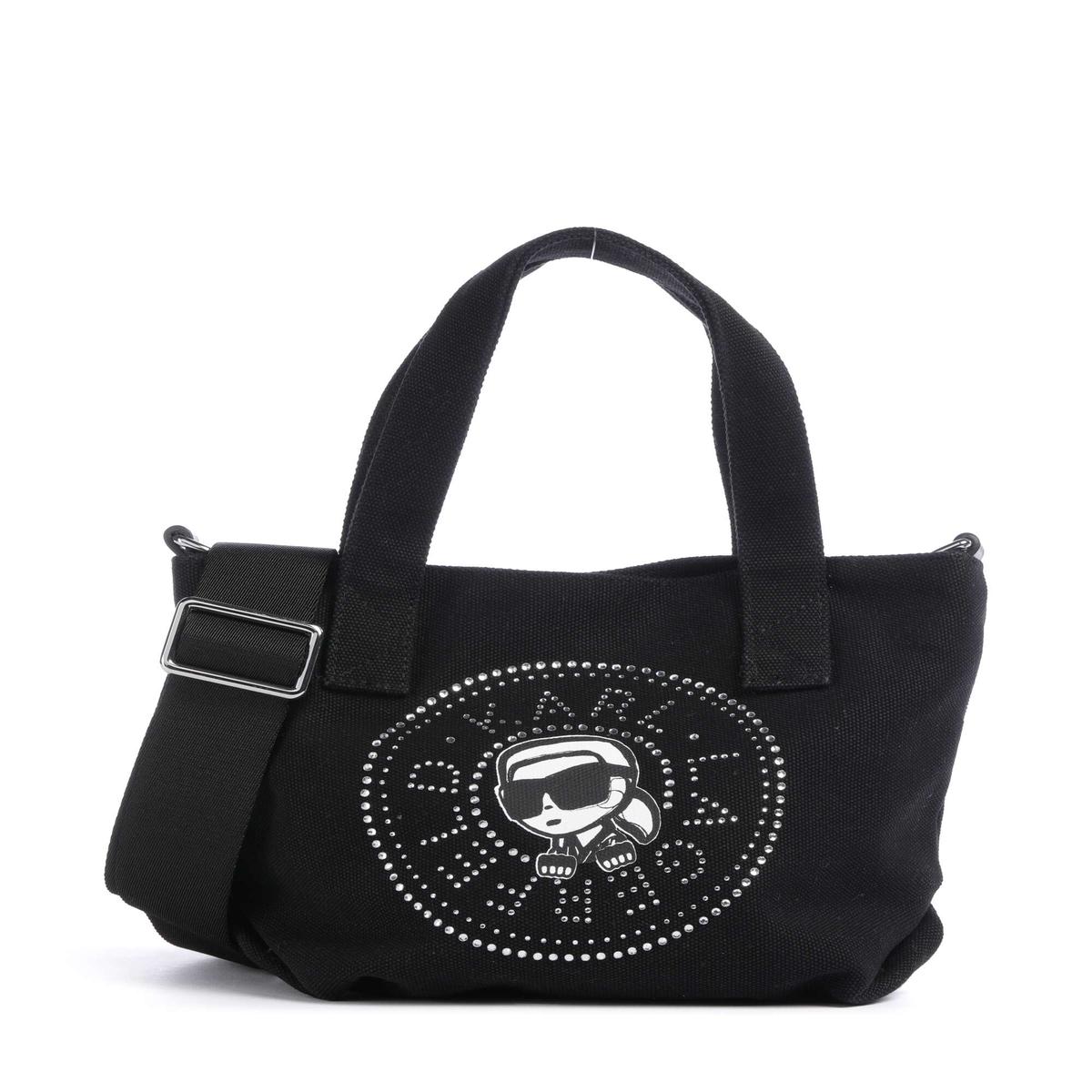 Karl Lagerfeld Ikon Circle Karl Small Handbag black