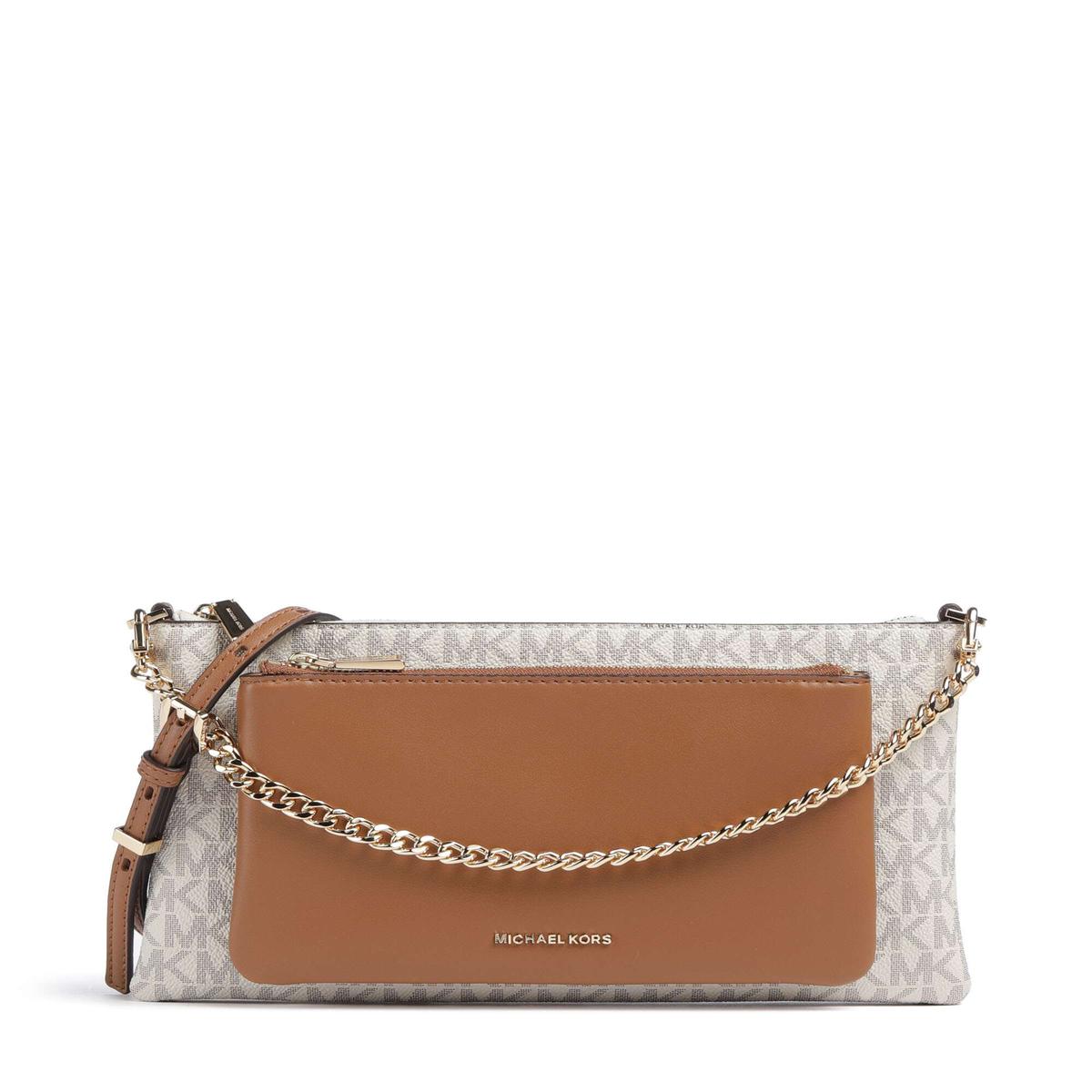 Michael Kors Jet Set Crossbody bag vanilla/acorn