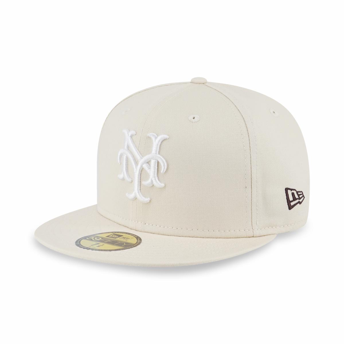 59FIFTY PACKS - COCONUT NEW YORK METS COOPERSTOWN LIGHT CREAM 59FIFTY CAP