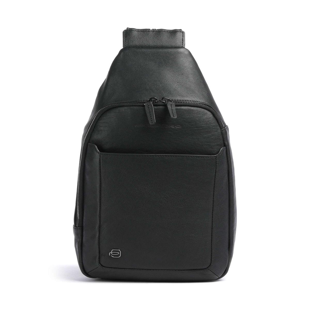 Piquadro Black Square Sling bag nero