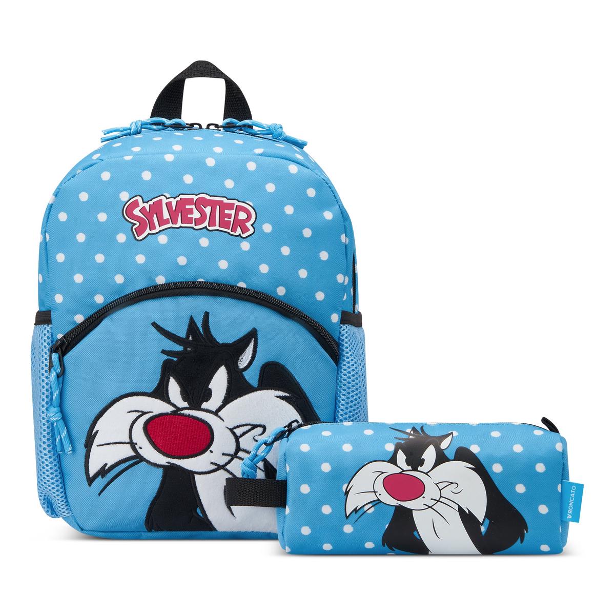 RONCATO MOCHILA BABY + ESTUCHE LOONEY TUNES DLX SILVESTRE