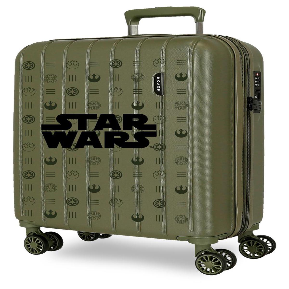 3498642 TROLLEY ABS 55CM.4R.C/EXP. STAR WARS GREEN