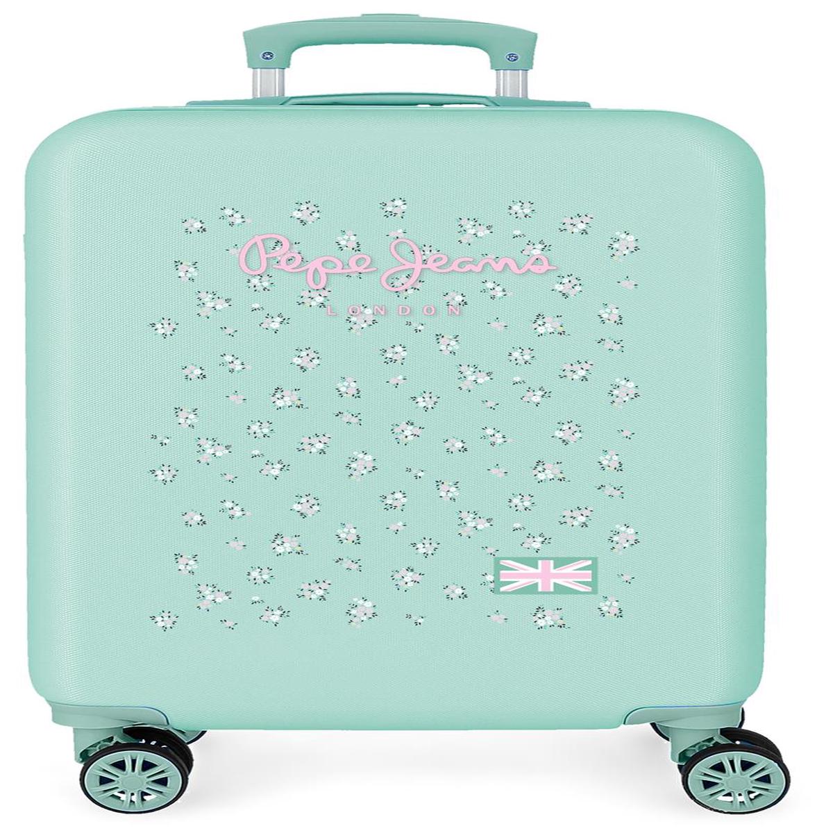 6041742 TROLLEY ABS 55CM. 4R. PJL NORA TURQUESA