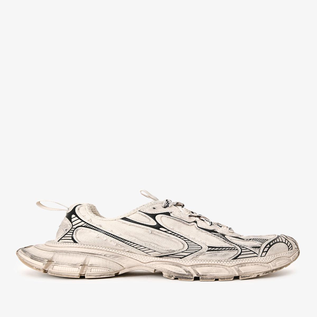 Balenciaga Beige Destroyed Canvas/Mesh 3XL Sneakers Size 37