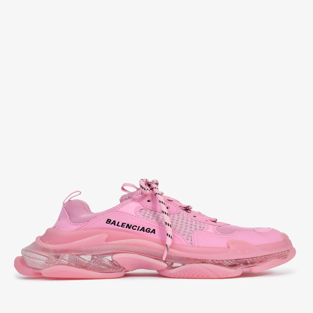 Balenciaga Pink 'Triple S' Sneakers Size 36