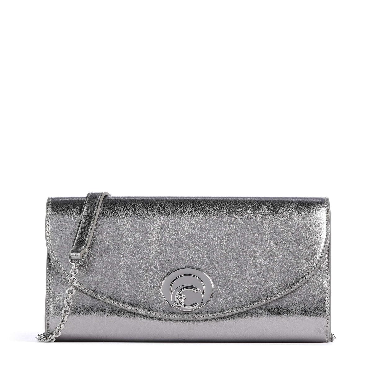 Coccinelle Nikla Smooth Crossbody bag steel