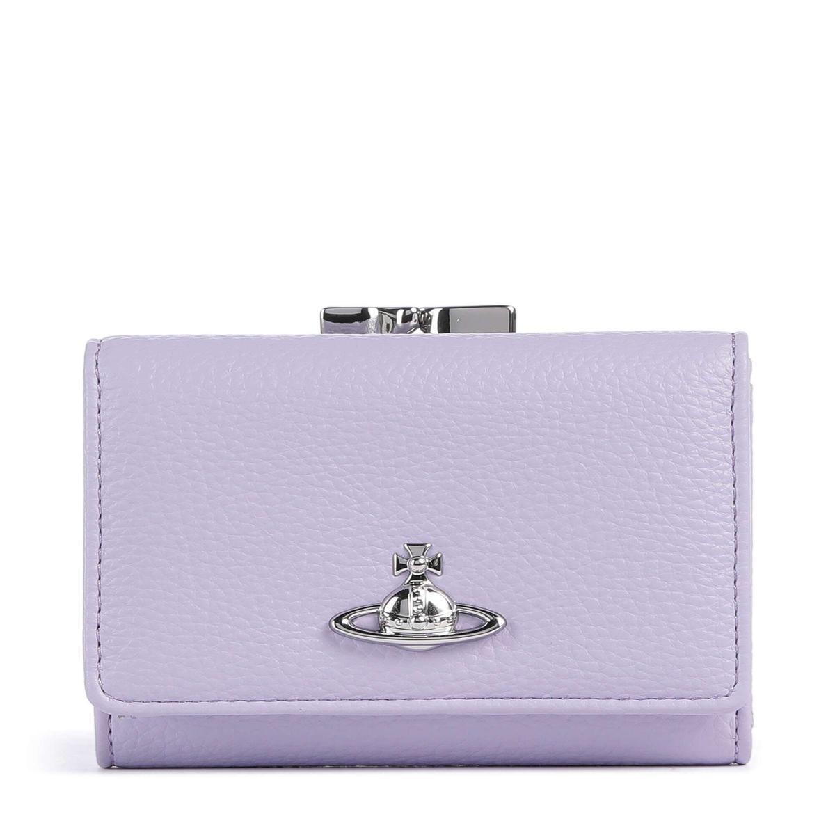 Vivienne Westwood Frame Grain Small Wallet lilac