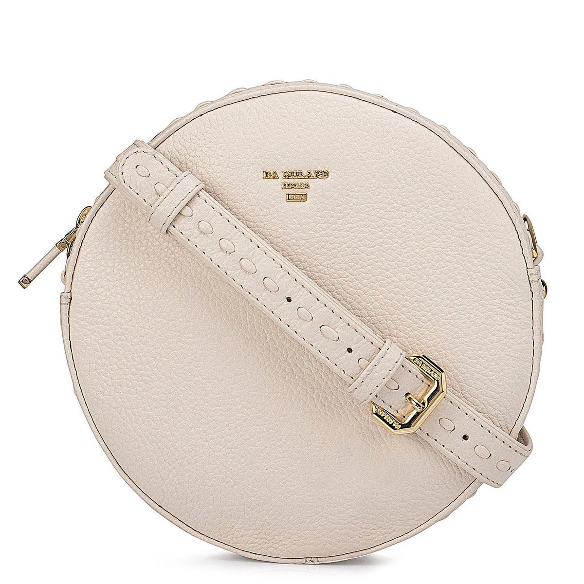 White Wax Sling Bag