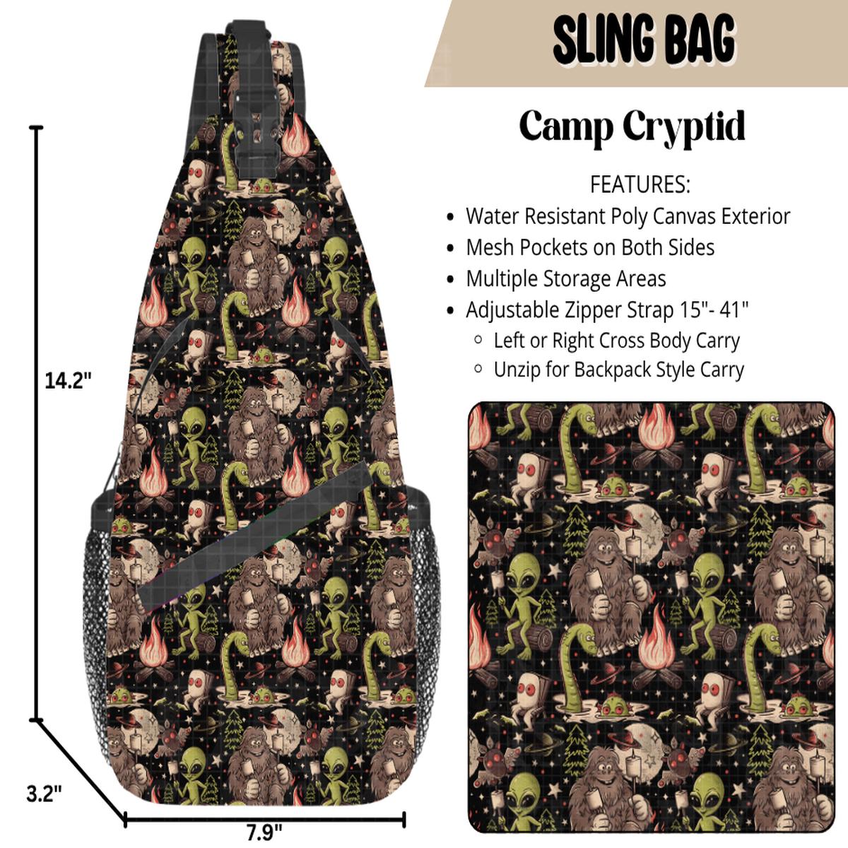 Camp Cryptid Sling Bag