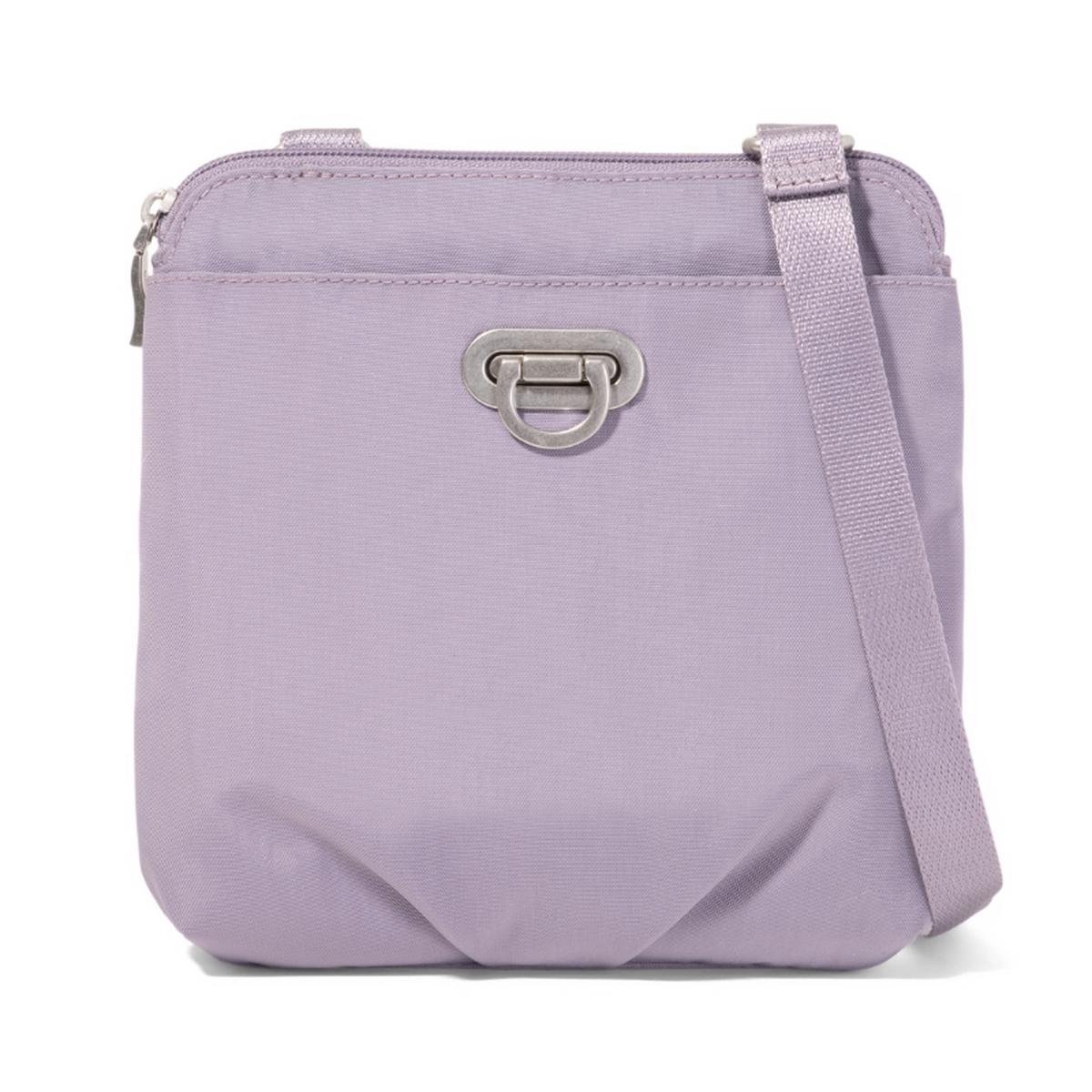 Baggallini Coastal Flip Lock Mini Crossbody - Lilac