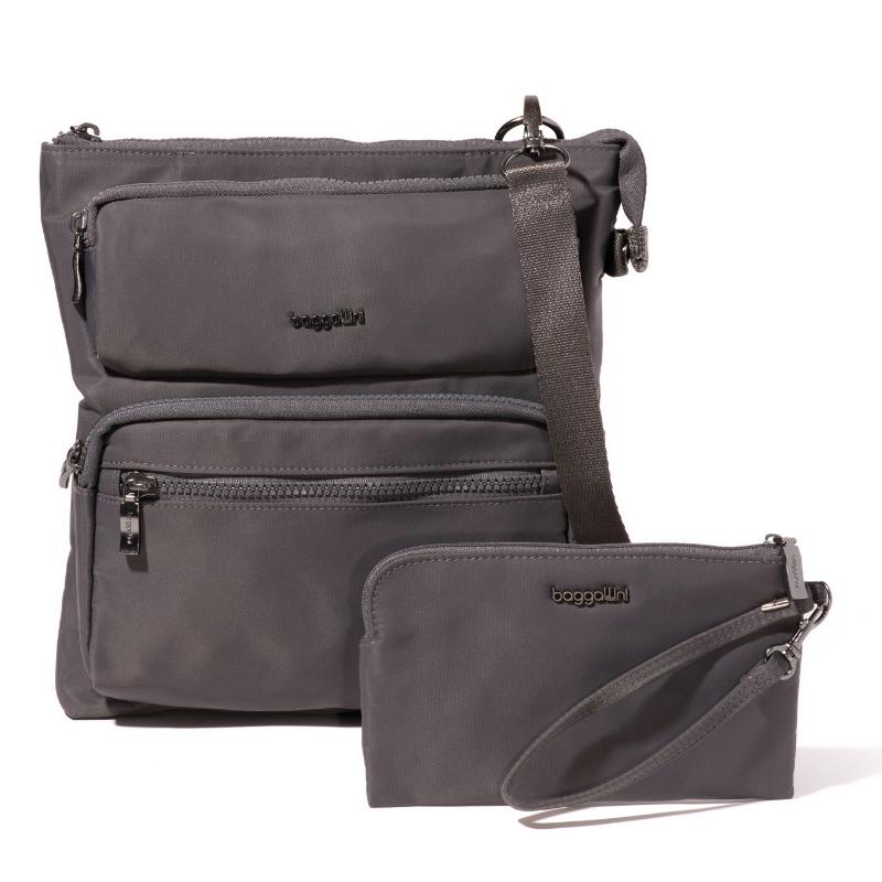 Baggallini Nolita Crossbody - Smoke Twill