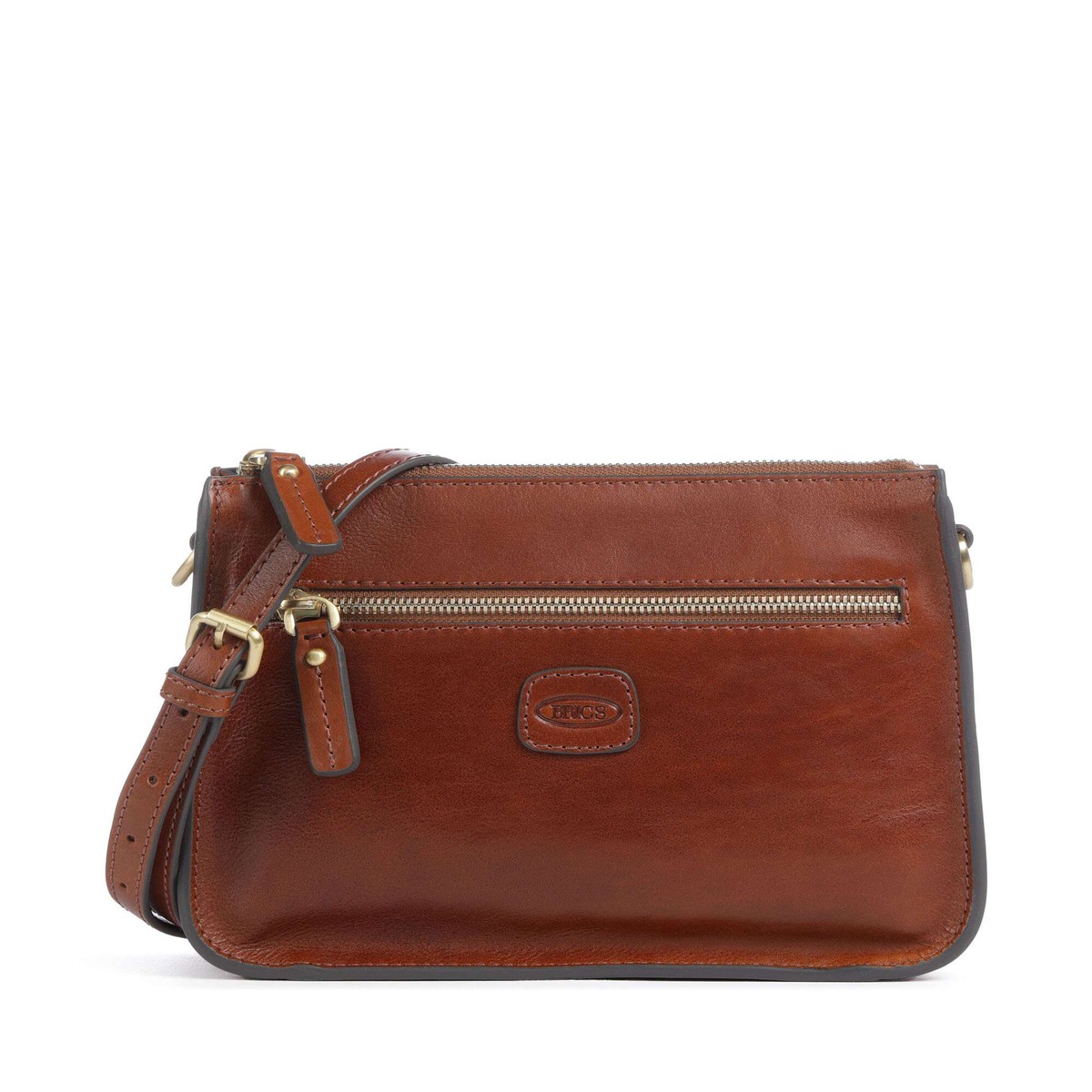 Brics Volterra S Crossbody bag tobacco